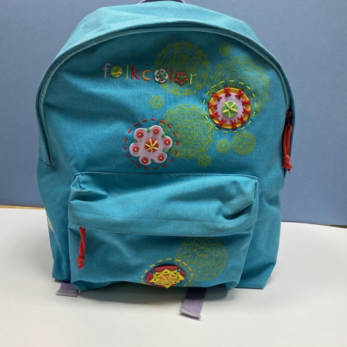 Busquets Folk Color Mandala Y2K School Backpack