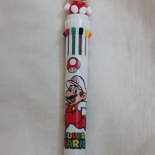 Super Mario pen with eight colors new