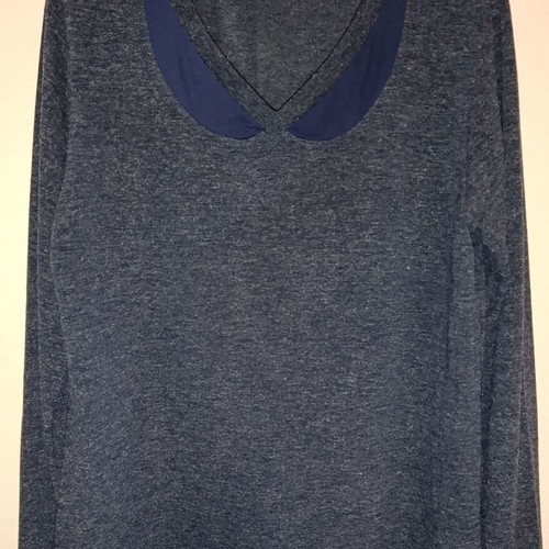 Bodymove viscose blouse new with V neckline and transparency design