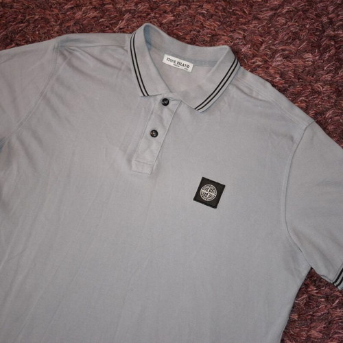 Stone Island polo shirt used, size XL, gray