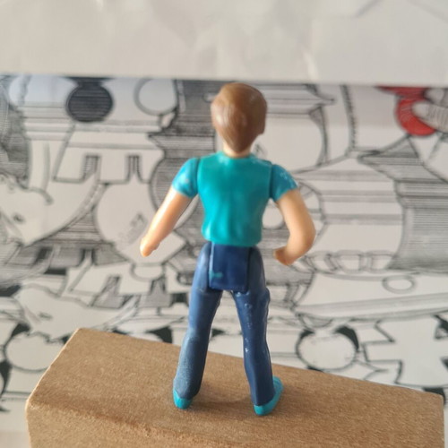 Scott Trakker action figure used, 6 cm, M.A.S.K. series by Kenner 1985