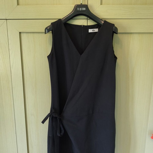 Ixos jumpsuit black sleeveless with salvari pants and wrap tie like new