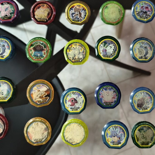 Pokemon Nox tags used with visible wear