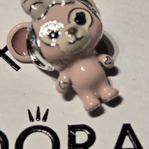 Pandora Lina Bell charm pink silver