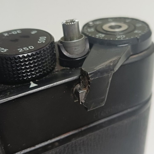 Zenit film camera used, functional, with wear
