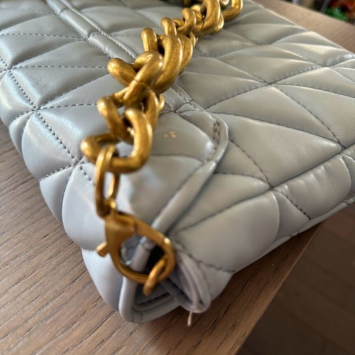 Zara handbag without wear with detachable turquoise strap