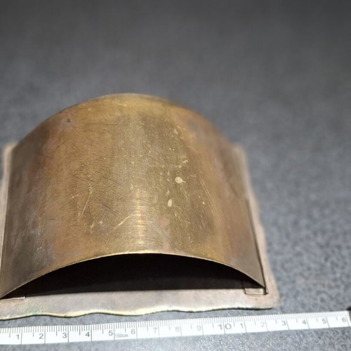 Brass Letter Holder vintage, D. Yfantis Greek craftsmanship
