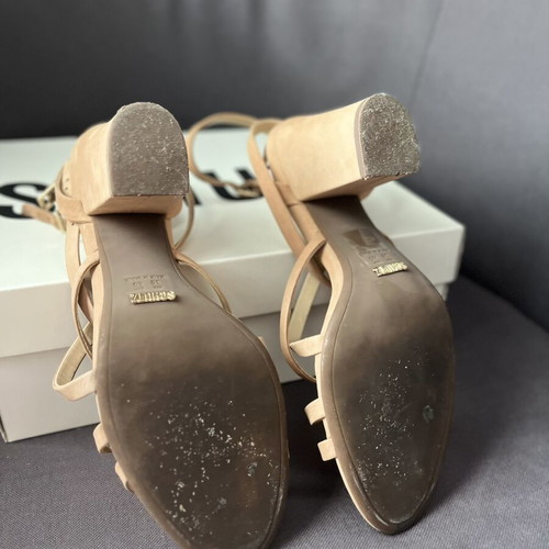 Schutz sandals nude like new, size 40
