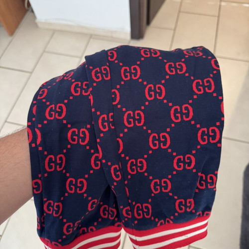 Gucci tracksuit pant XL black and red like new