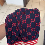 Gucci tracksuit pant XL black and red like new