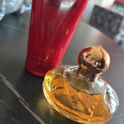 Casmir Chopard body cream and perfume set like new