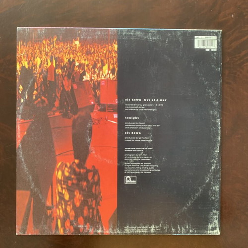 James Sit Down 12" vinyl single used, rock