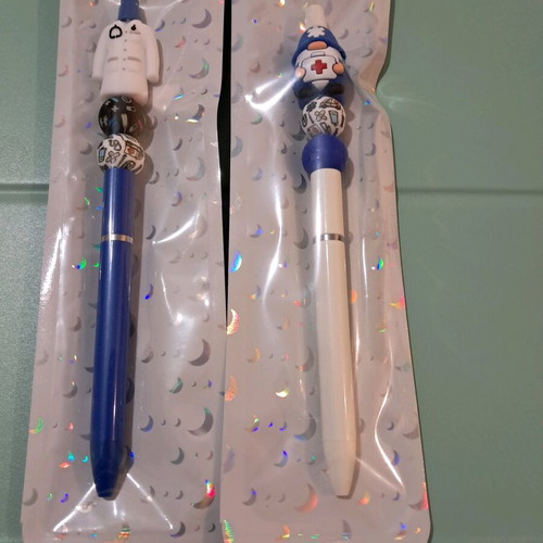 Handmade pens with black ink, new