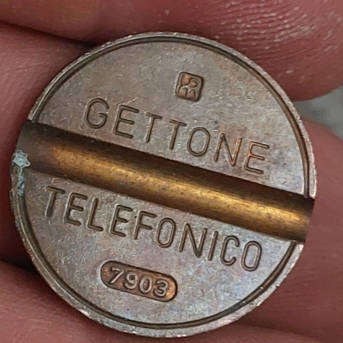 Gettone Italian Phone Coins used, pack with years 74 76 77 78 79