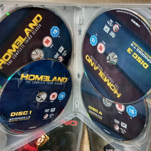 Homeland DVD 5 seasons like new with English subtitles