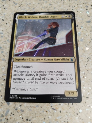 Magic the Gathering Black Widow, Double Agent card