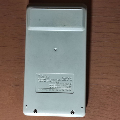 Calculator Αριθμομηχανή Sharp μεταχειρισμένη vintage 80's