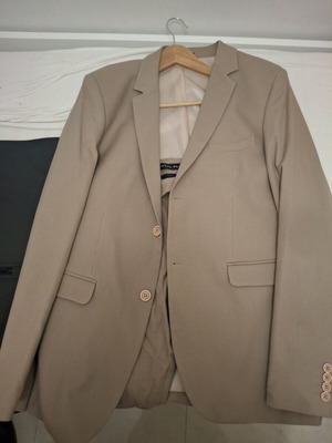 Summer suit like new, beige, size M