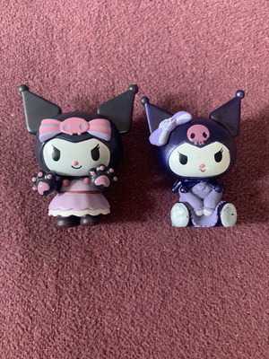 Kuromi toys set of two, used