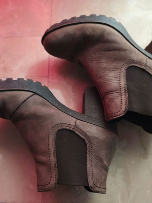 Imac anatomical leather boots like new, made in Italy