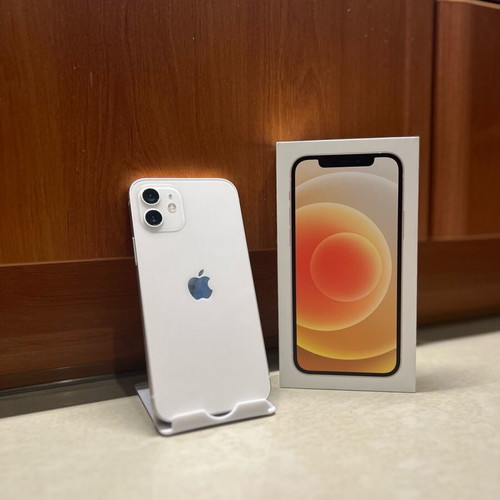 iPhone 12 64GB άσπρο σαν καινούργιο με αυθεντικό κουτί και καλώδιο