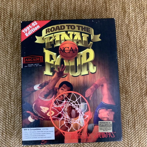 Final Four NCAA vintage PC game like new, complete box