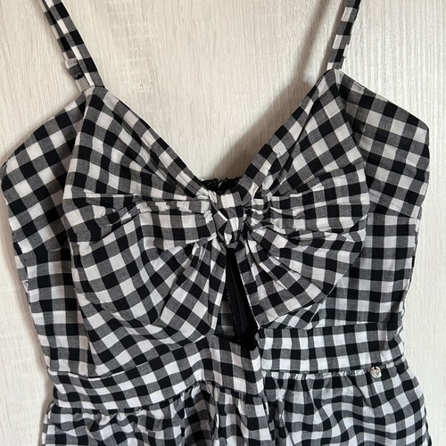 Toi&Moi jumpsuit shorts black and white medium like new