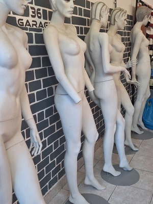 Display mannequins used