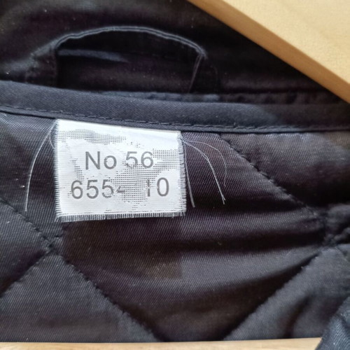 Black jacket used with captain insignia, size medium