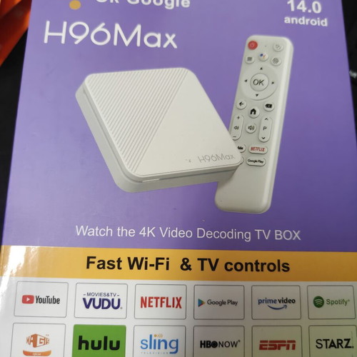 H96 Max TV Box Android 14 new with Cortex A53 processor
