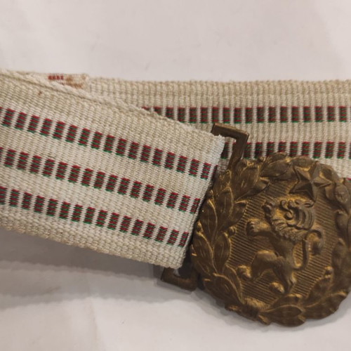 Canvas belt of Bulgarian army used