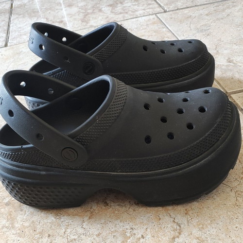 Crocs Stomp Clog, size 39/40, black