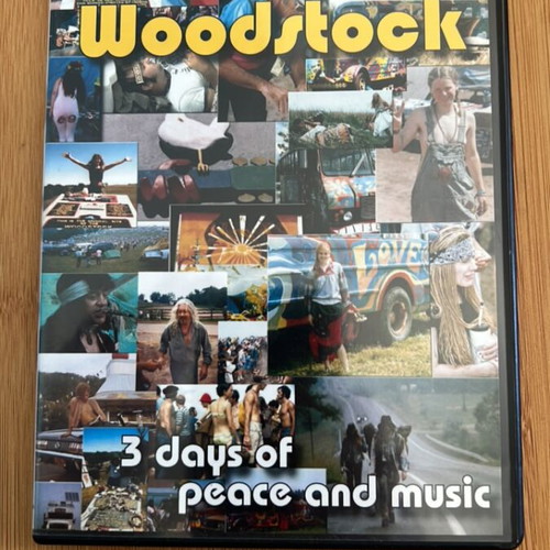Woodstock 3 days of peace and music DVD like new