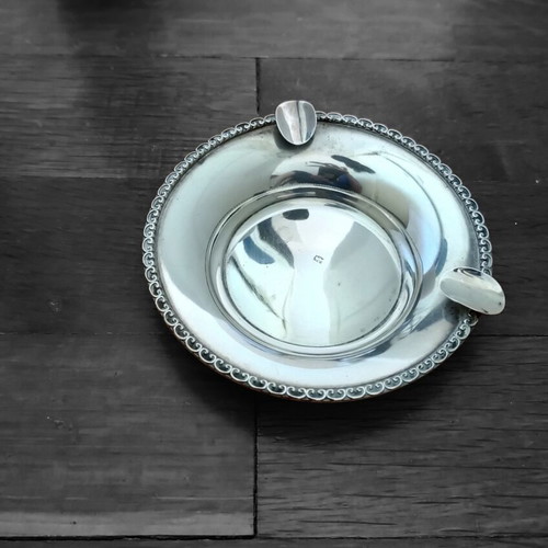 Silver ashtray 925°, like new, 10 cm diameter, approx. 25g