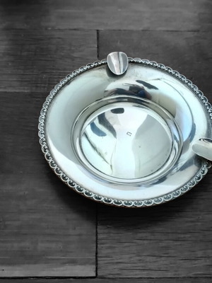 Silver ashtray 925°, like new, 10 cm diameter, approx. 25g