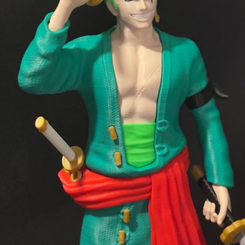 Roronoa Zoro 3D printed figure new, 35 cm