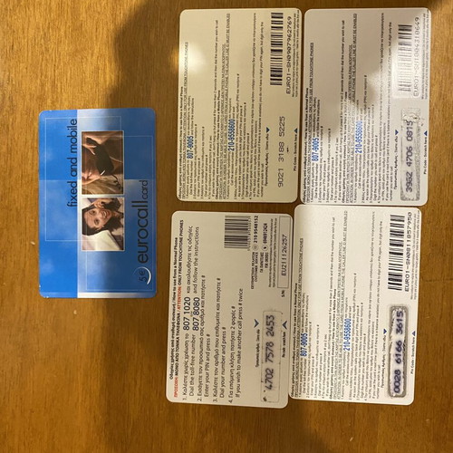 Phone cards set of 4 like new