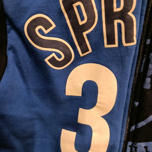Sprint fleece vest like new, blue, thick and warm