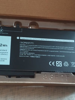 Μπαταρία για φορητό Dell Latitude 3DDDG νέα, 42W, 11.4V, 3 κυψέλες