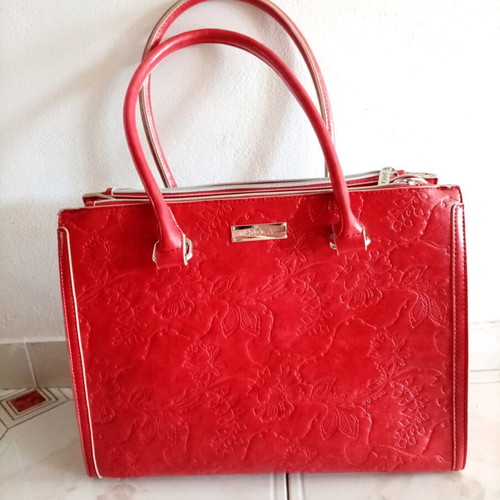 Doca handbag large size red like new