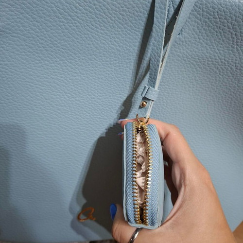 Axel shoulder bag new turquoise with small pouch