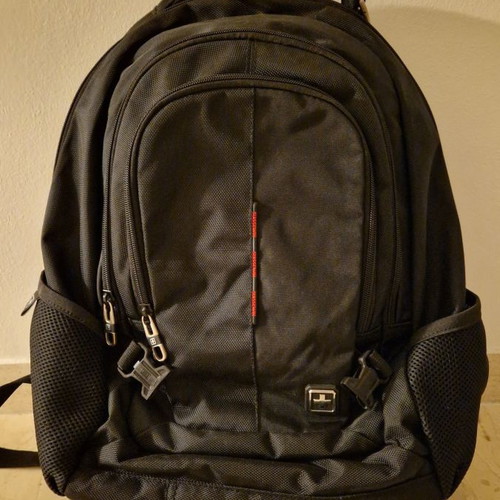 Suissewin travel backpack with laptop compartment used