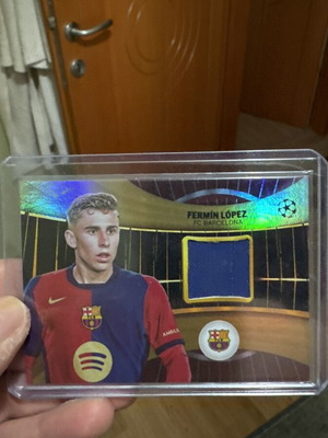 2024-25 Topps UEFA Club Competitions Topps Superstar Relics Fermín López #SR-FL κάρτα