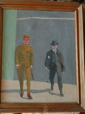 Картина Костас А и Елевтерис Венизелос употребявана с рамка 50x60cm