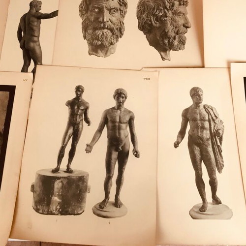 Photocopy prints used, set of 8, 1903