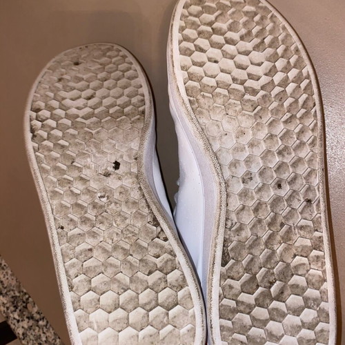 Adidas women's athletic shoes used, size 40, white