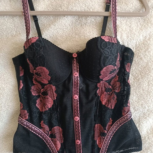 Aubade corset 75C like new, black