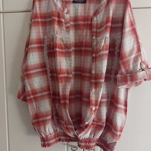 Checked shirt size M used