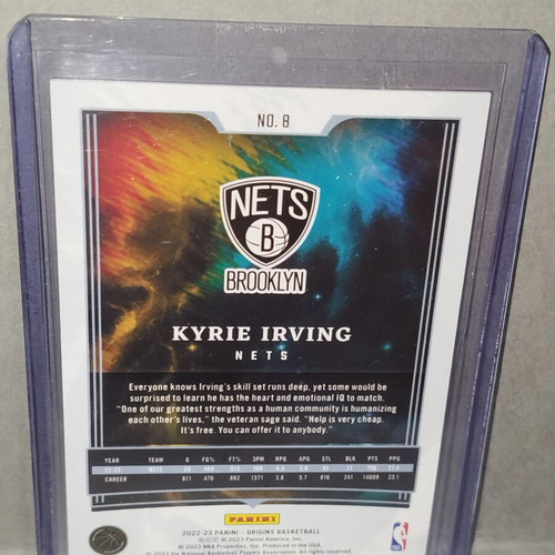 Kyrie Irving 2022-23 Panini Origins Pink #8 Nets card like new