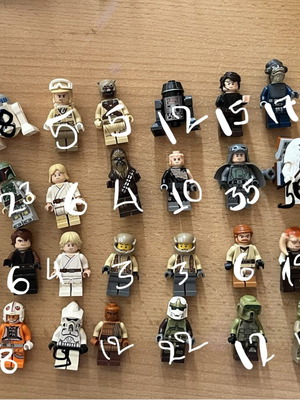 Lego Star Wars φιγούρες μεταχειρισμένες, γνήσια συλλογή
